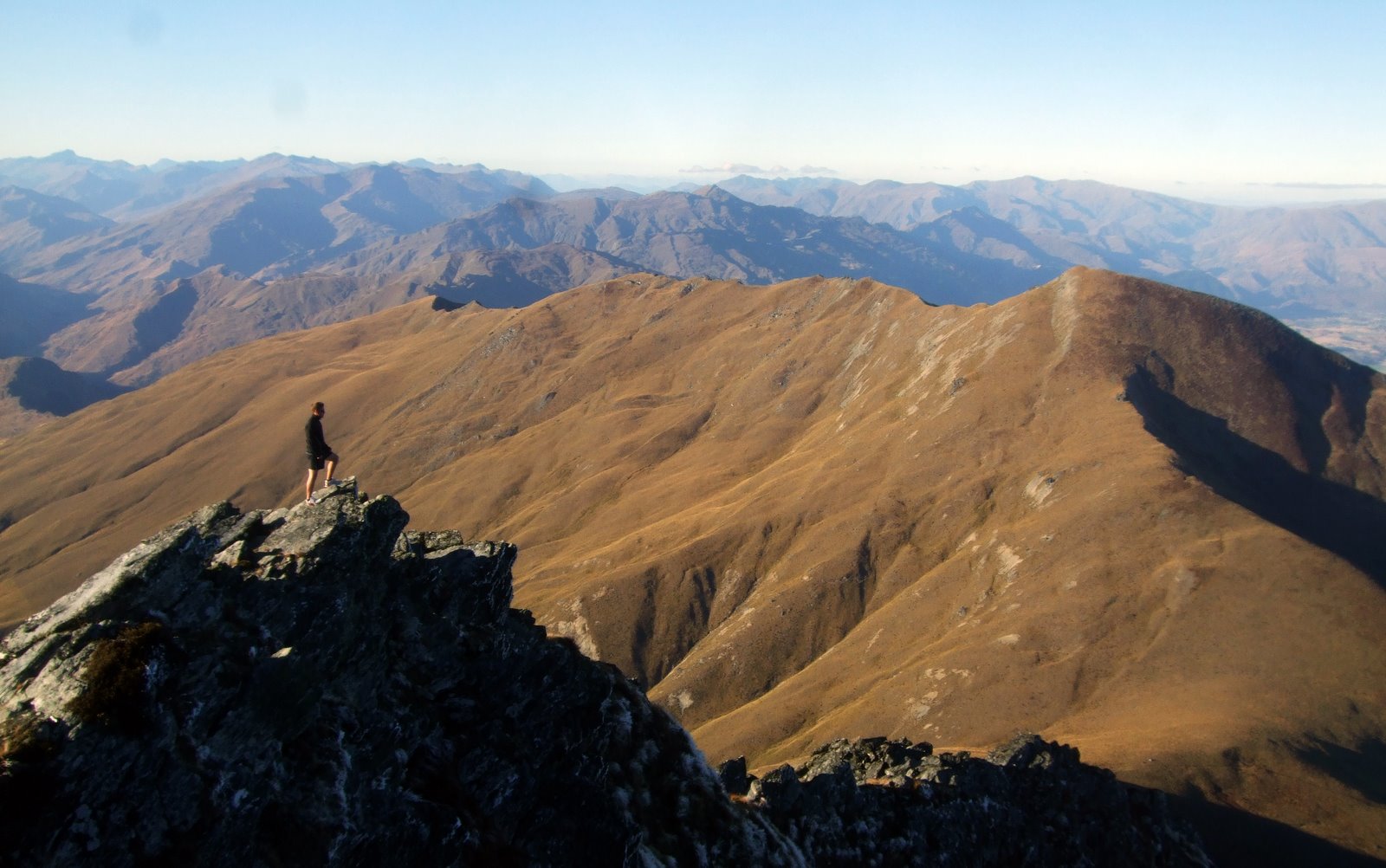 Dan Fey Ben Lomond Peak New Zealand